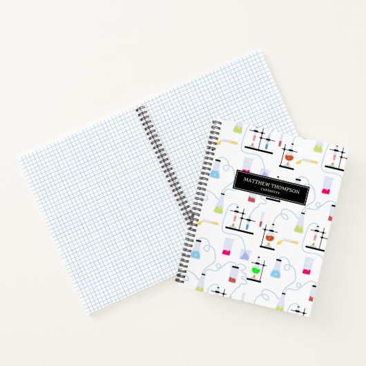 化学 理科 実験管 研究室 学校 教科 ノートブック (内部)