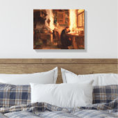 化学・薬学の学生 キャンバスプリント (インサイチュ (寝室))