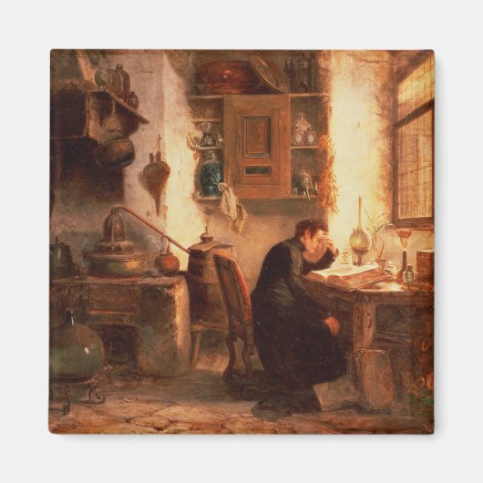 化学・薬学の学生 マグネット (正面)