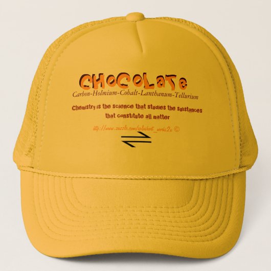 '化学CHoCoLaTe' キャップ (正面)