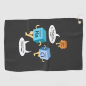 化学Gag化学元素ノベルティ ゴルフタオル (横)