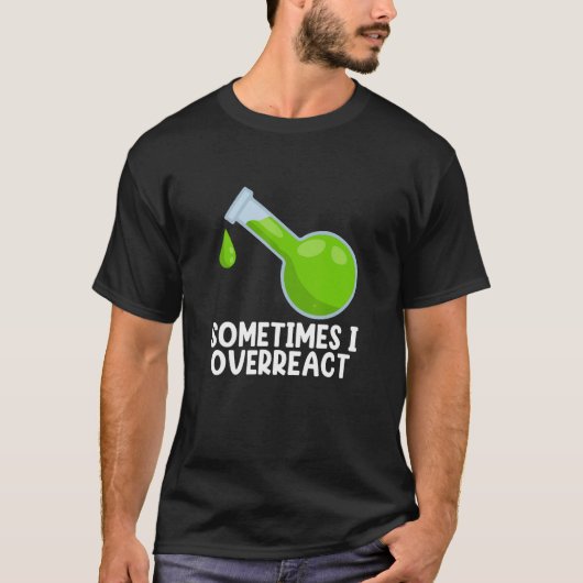 化学I過反応サイエンス先生学生グラ Tシャツ (正面)