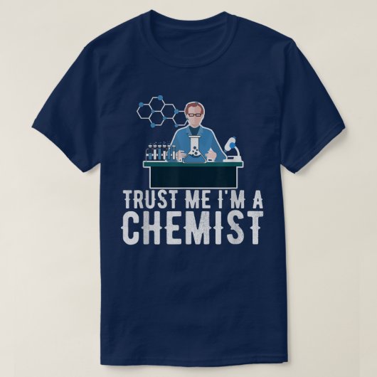 化学Tシャツサイエンス分子Atom Chemical En Tシャツ (デザイン正面)