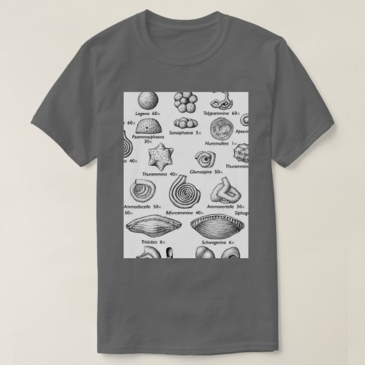 化石の古生物学者 Tシャツ (デザイン正面)