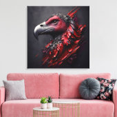 化石の威厳 – 別の最高傑作by AI キャンバスプリント (インサイチュ (リビング))