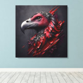 化石の威厳 – 別の最高傑作by AI キャンバスプリント (インサイチュ (ウッドフロア))