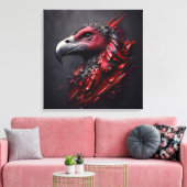 化石の威厳 – 別の最高傑作by AI キャンバスプリント (インサイチュ (リビング))