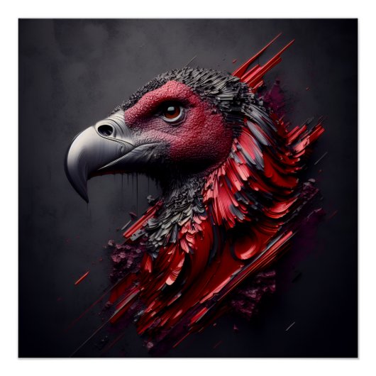 化石の威厳 – 別の最高傑作by AI ポスター (正面)