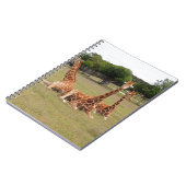 化石の縁のキリン三匹 ノートブック (左側)