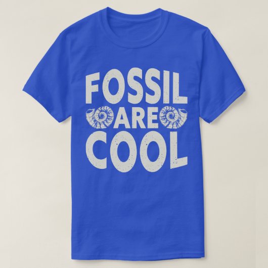 化石はクール女のTシャツ Tシャツ (デザイン正面)