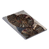 化石アンモナイト手帳 ノートブック (右側)