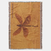 化石トンボ スローブランケット (正面縦)
