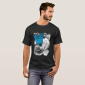 化石ハンター古生物学長袖Tシャツ Tシャツ (正面フル)