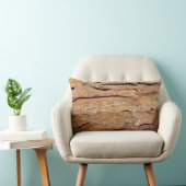 化石化された木の写真 ランバークッション (椅子)