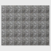 化石化ファーン葉ズロック写真ギフト ラッピングペーパー (フラット)