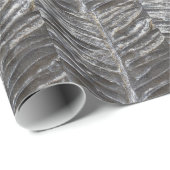 化石化ファーン葉ズロック写真ギフト ラッピングペーパー (ロールコーナー)