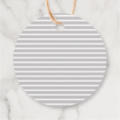 化石恐竜の誕生日パーティーメッセージカード フェイバータグ (裏面)