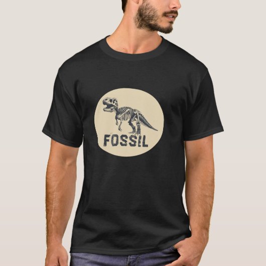化石恐竜 Tシャツ (正面)