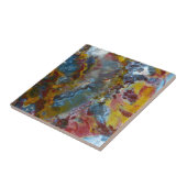 化石木の質 タイル (側面)