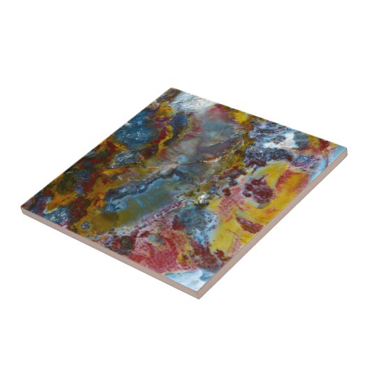 化石木の質 タイル (側面)