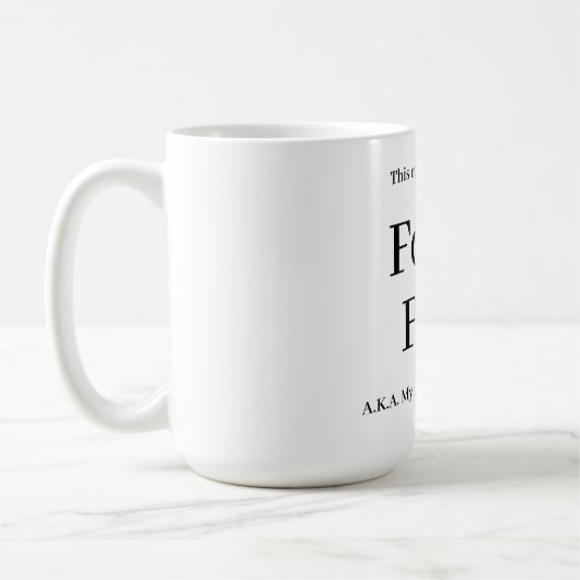 化石燃料15oz。マグ コーヒーマグカップ (左)