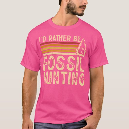 化石狩りがいい Tシャツ (正面)