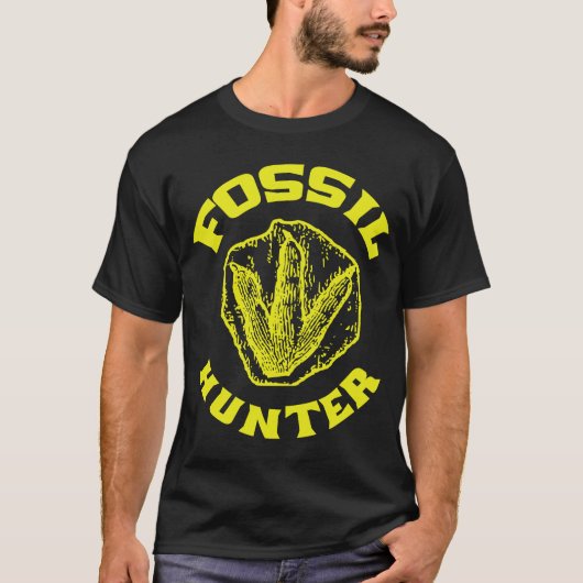 化石狩りハンター古生物学者 Tシャツ (正面)