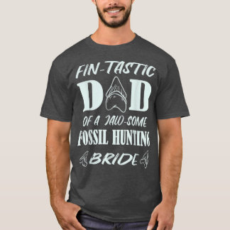 化石狩り花嫁のメンズフィン – タスティックパパ Tシャツ
