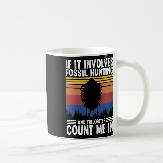 化石狩り遺棄 コーヒーマグカップ (右)