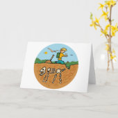 化石狩り カード (黄色い花)