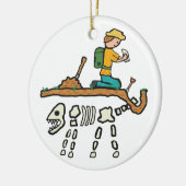 化石狩り セラミックオーナメント (左)