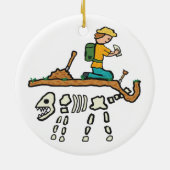 化石狩り セラミックオーナメント (裏面)