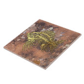 化石魚陶瓦 タイル (側面)