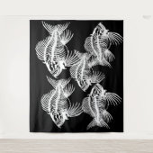 化石魚 タペストリー (正面)