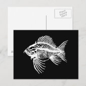 化石魚 ポストカード (正面/裏面)