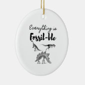 化石 セラミックオーナメント (右)