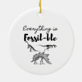 化石 セラミックオーナメント (裏面)