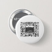 化石 缶バッジ (正面&裏面)