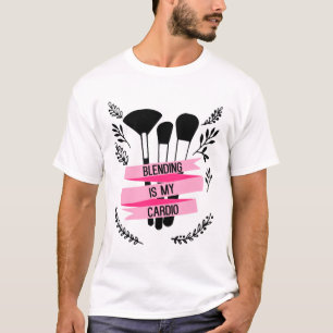 化粧おもしろいアーティストTシャツ Tシャツ