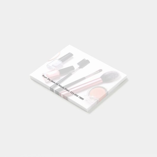 化粧および化粧品スティッキーノートパッド ポストイット (アングル)