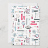 化粧かファッション・ショーのパーティの招待状 招待状 (裏面)