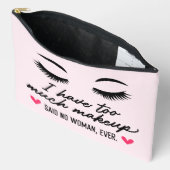 化粧が悪い引用文 アクセサリーポーチ (見開き)