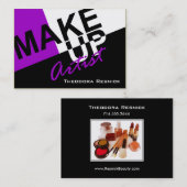 化粧のぽっちゃりしているプロIII化粧品の芸術家 名刺 (正面/裏面)