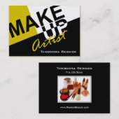 化粧のぽっちゃりしているプロIII化粧品の芸術家 名刺 (正面/裏面)