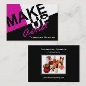 化粧のぽっちゃりしているプロIII化粧品の芸術家 名刺 (正面/裏面)