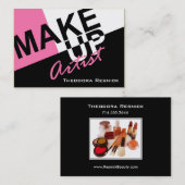 化粧のぽっちゃりしているプロIII化粧品の芸術家 名刺 (正面/裏面)