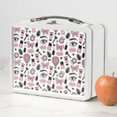 化粧のステッカーパターン メタルランチボックス (インサイチュ)