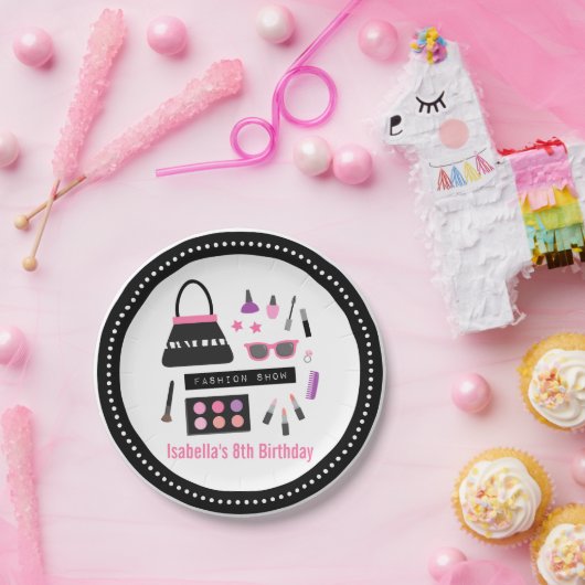 化粧のファッション・ショーの誕生会の供給 ペーパープレート (パーティー)