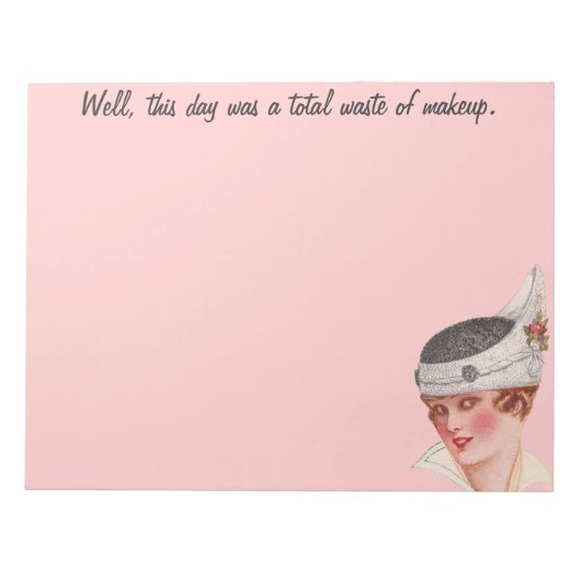 化粧の全廃 ノートパッド (正面)