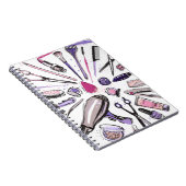 化粧の円のデザイン ノートブック (右側)